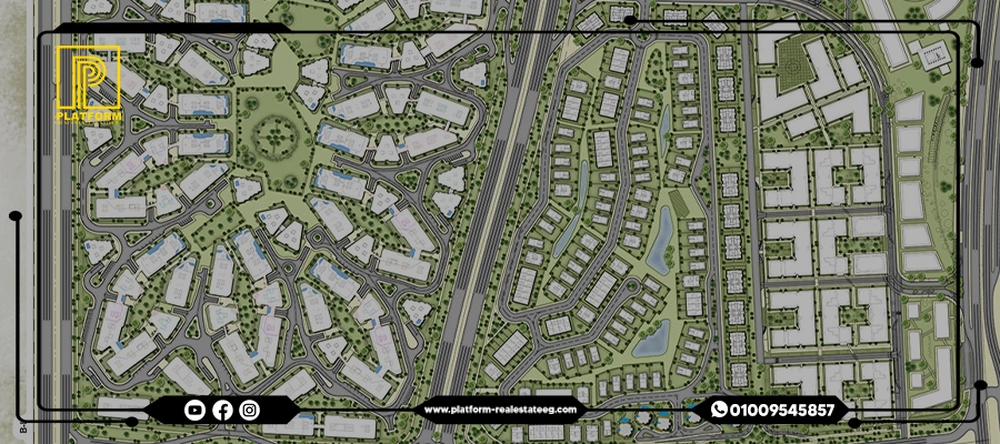 كمبوند بلوم فيلدز المستقبل سيتي Bloomfileds Mostakbal City