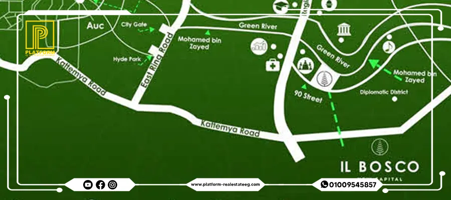 كمبوند البوسكو سيتي المستقبل | IL Bosco Mostakbal City