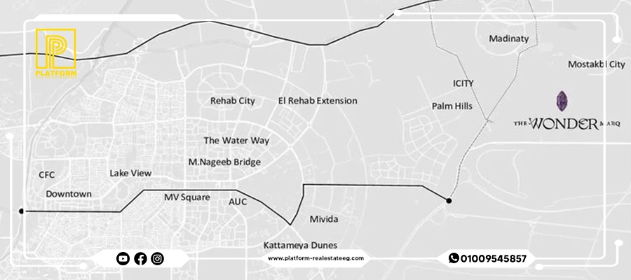 كمبوند ذا وندر مارك المستقبل سيتي | The Wonder Marq Mostakbal City