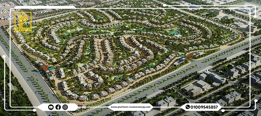 مساحة كمبوند ذا استيتس الشيخ زايد The Estates Residences