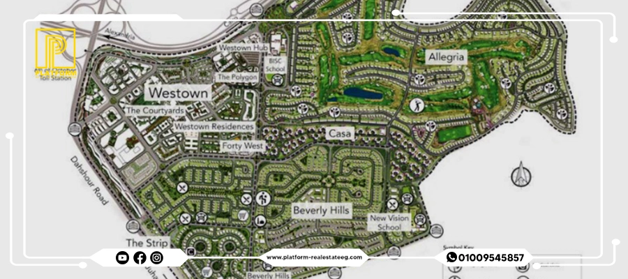 سوديك ويست تاون الشيخ زايد | Sodic Westown Compound Sheikh Zayed