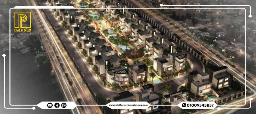 مساحة كمبوند مونتانيا زايد الجديدة Montania Compound New Zayed