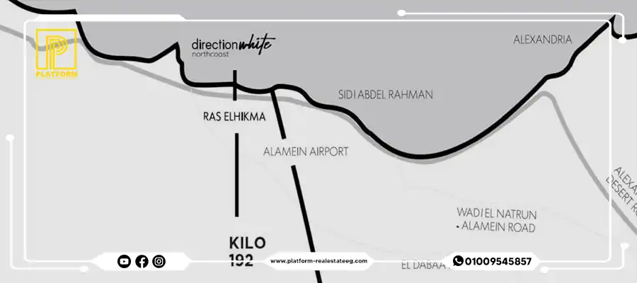 موقع قرية دايركشن وايت الساحل الشمالي Direction White North Coast