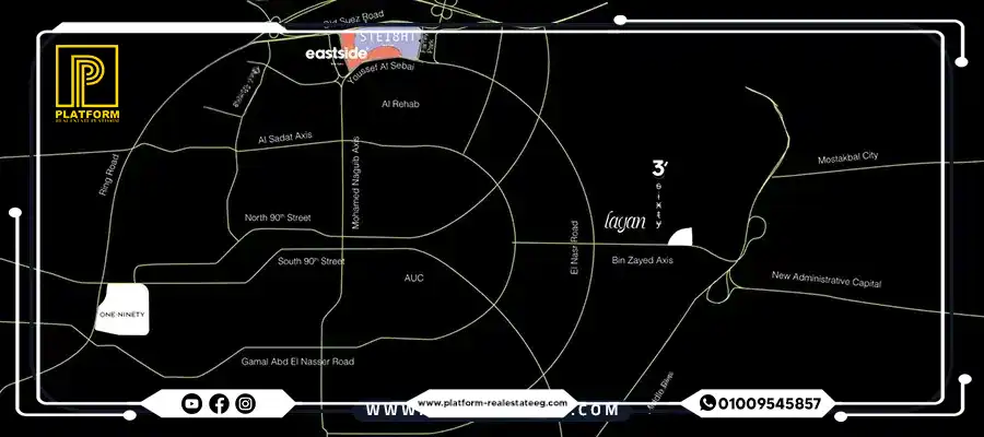 مول ايست ميد القاهرة الجديدة East Med Mall New Cairo