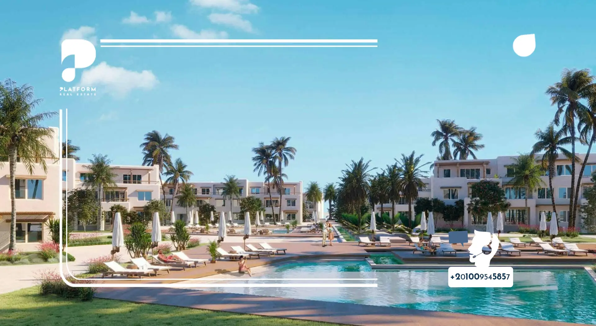 قرية هاسيندا ويست الساحل الشمالي Hacienda west _ أفضل قرى رأس الحكمة الساحل الشمالي