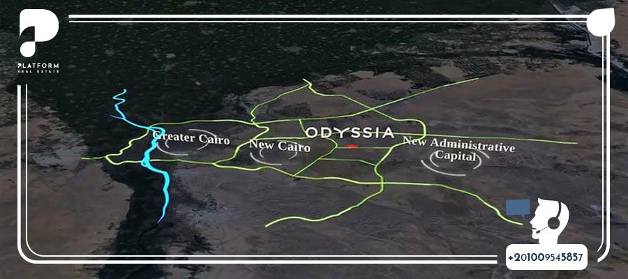 كمبوند اوديسيا صبور مدينة المستقبل The City of Odyssia