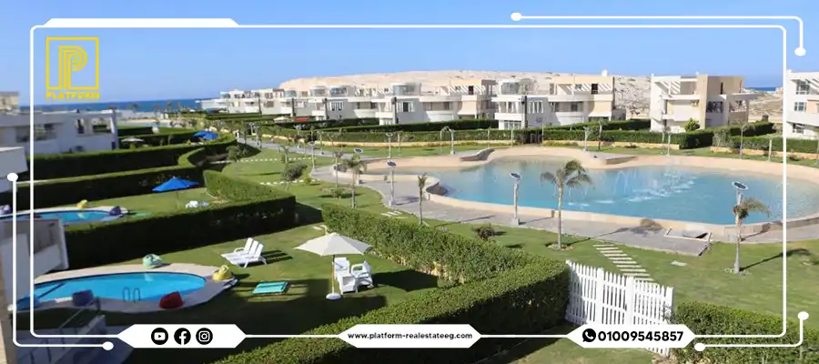 قرية مرسيليا بيتش 4 الساحل الشمالي Marseilia Beach 4 North Coast