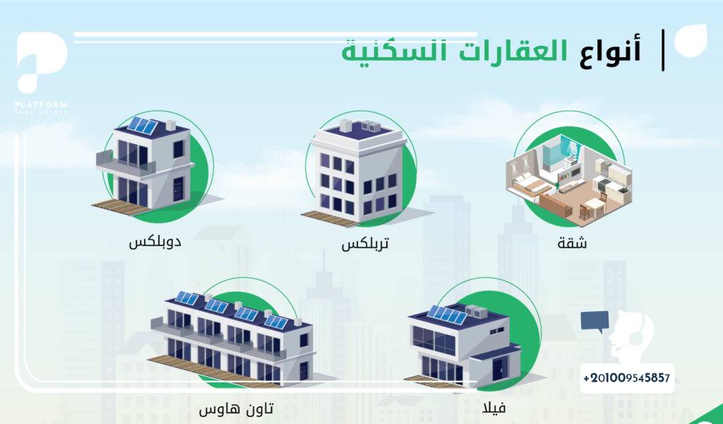 أنواع العقارات السكنية