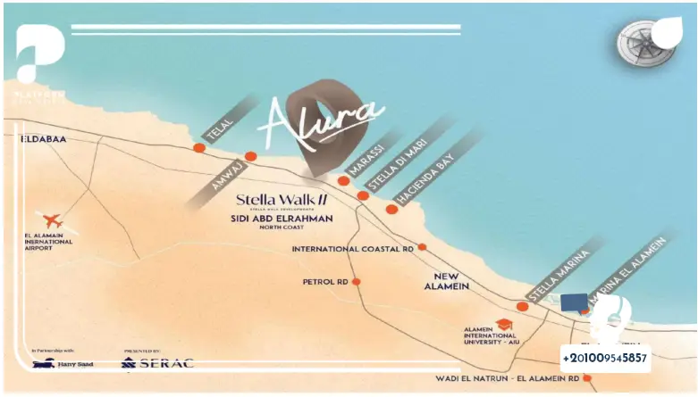 موقع قرية الورا الساحل الشمالي Alura North Coast