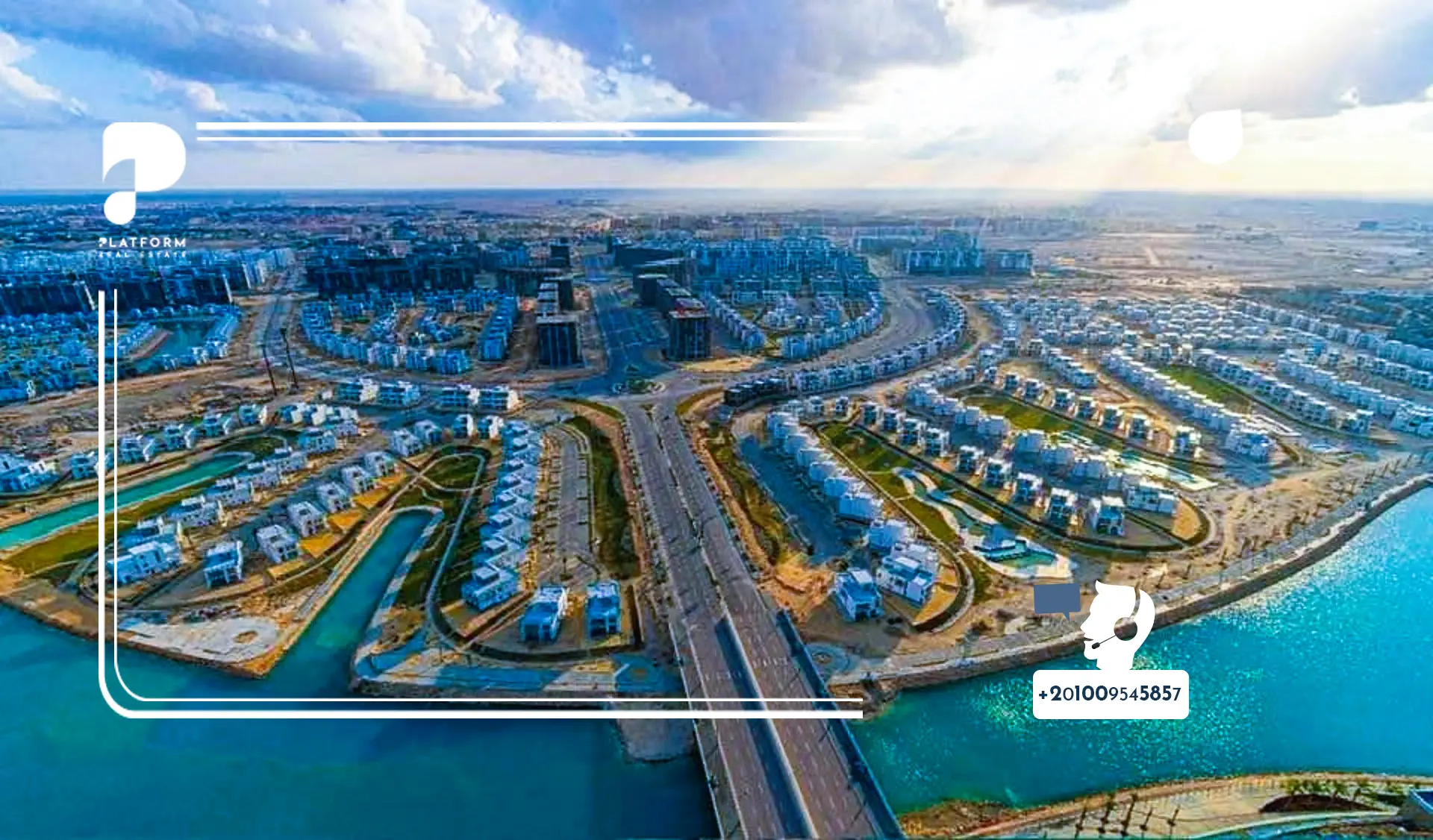 المشاريع السكنية المتواجد في العلمين الجديدة