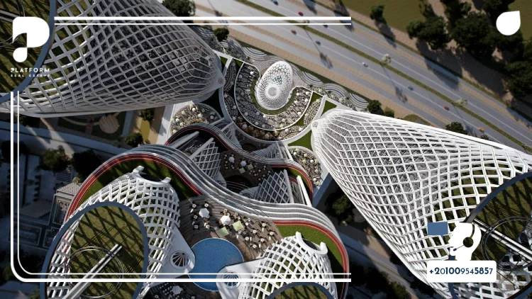 مساحة نايل بيزنس سيتي العاصمة الادارية الجديدة Nile Business City Tower