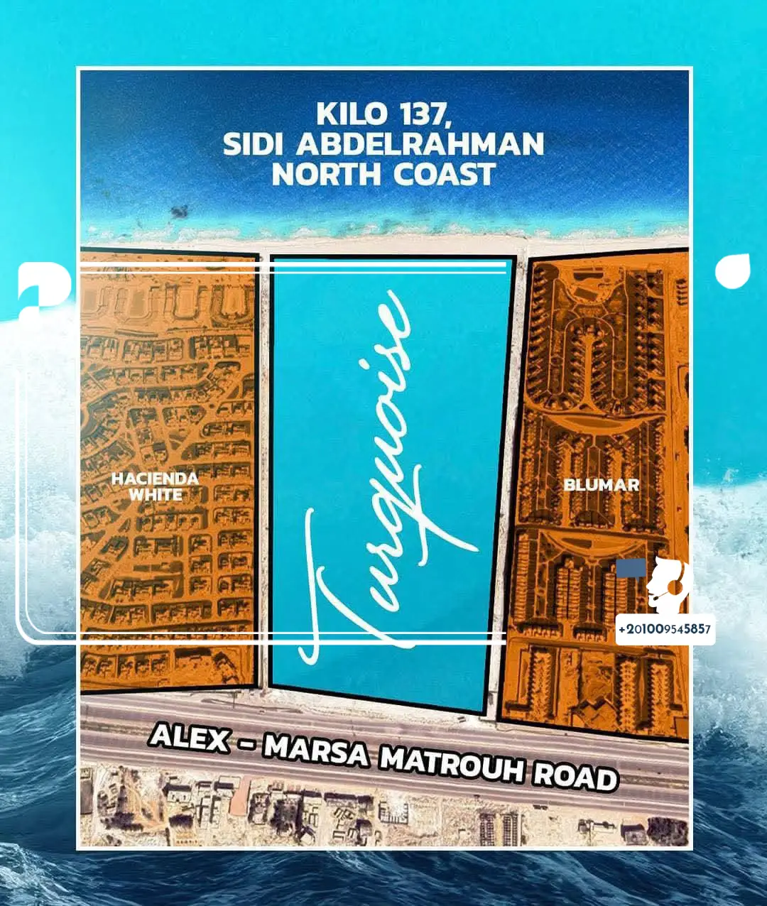 موقع قرية تركواز الساحل الشمالي Turquoise North Coast