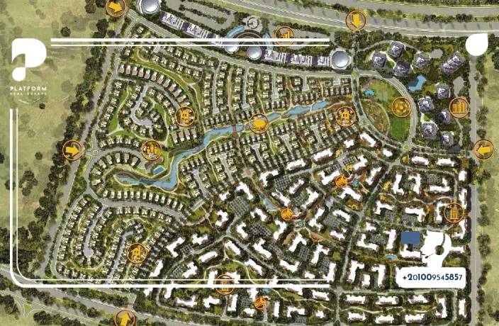 ماستر بلان كمبوند البوسكو العاصمة الإدارية الجديدة Compound Il Bosco New Capital