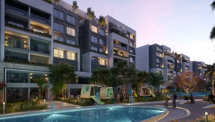 كمبوند ريزيدنس 8 العاصمة الإدارية الجديدة Residence 8 New Capital - شركة سكاي أبو ظبي للتطوير العقاري Sky Abu Dhabi Developments