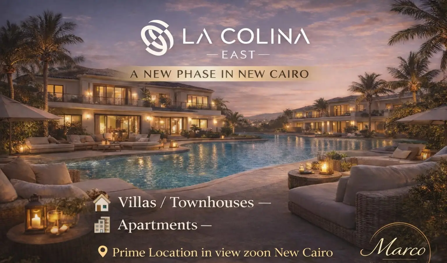 مساحة الوحدات في مشروع ذا كابيتال هيلز التجمع الخامس The Capital Hills New Cairo