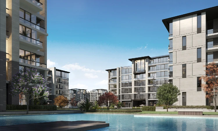 كمبوند ووتر واي إيست التجمع السادس Waterway East New Cairo