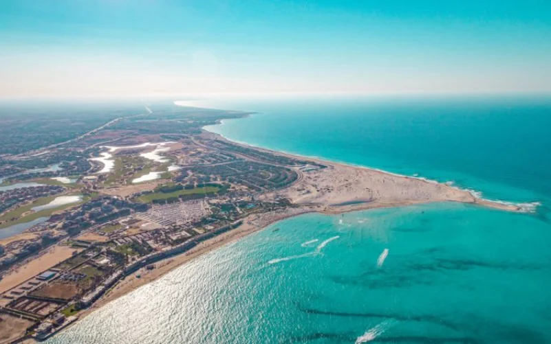 التفاصيل الإنشائية ومساحة مشروع علم الروم القطري المصري Alam El-Roum