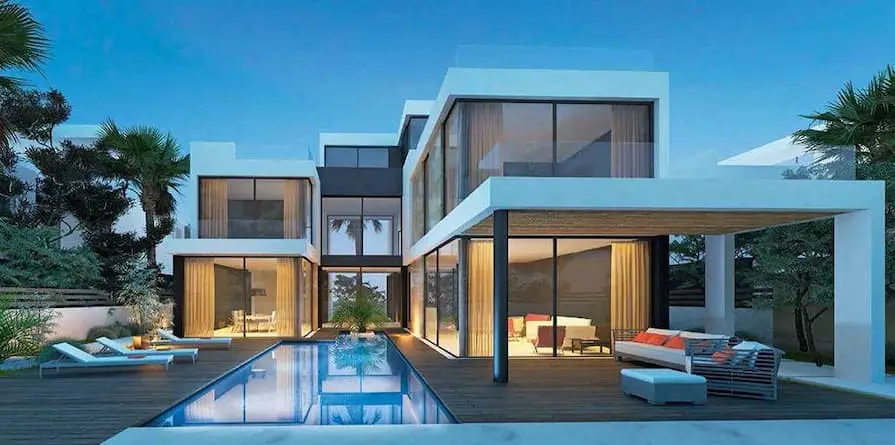 أين تجد فيلا للبيع بالتجمع الخامس بحمام سباحة