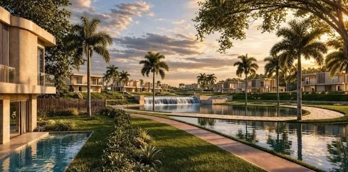 مساحة وحدات كمبوند ذا هيلاج الشيخ زايد Compound The Hillage El Sheikh Zayed