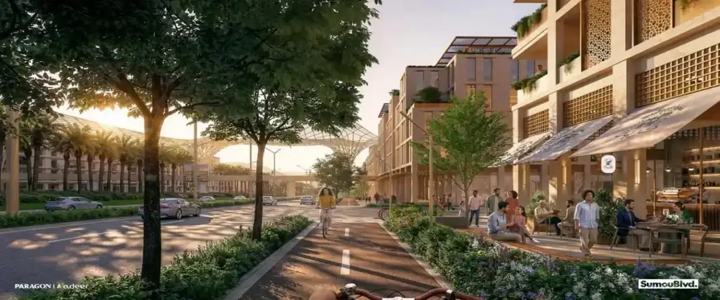 كمبوند سمو بوليفارد المستقبل سيتي Sumou Boulevard Mostakbal City