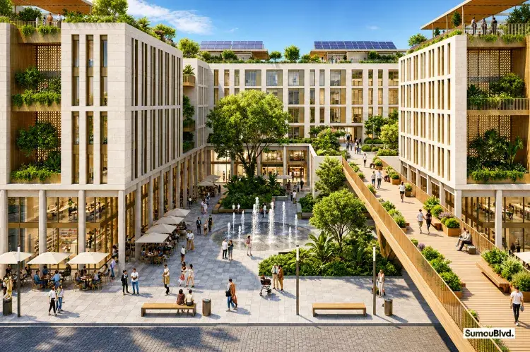 كمبوند سمو بوليفارد المستقبل سيتي Sumou Boulevard Mostakbal City