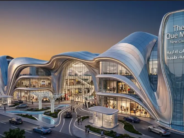 مساحة وحدات مول ذا كيو التجمع الخامس The QUE Mall New Cairo