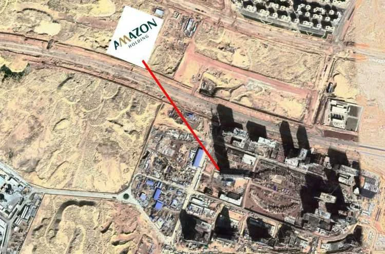 موقع مول أمازون تاور العاصمة الإدارية Mall Amazon Tower New Capital