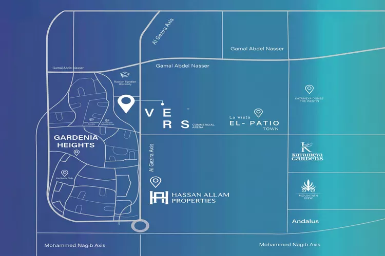 موقع مول فيرس التجمع الخامس Mall VERS New Cairo
