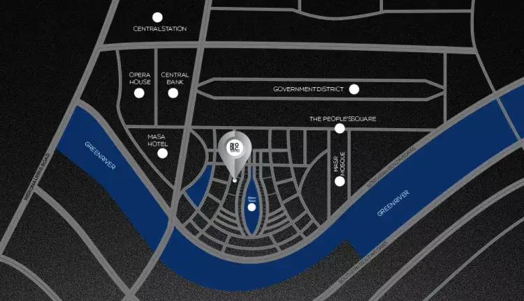 مول بلوك هب تاور العاصمة الإدارية الجديدة Mall Bloc Hub Tower New Capital