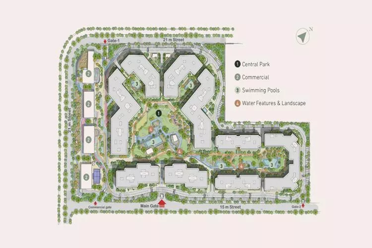 كمبوند زيا بارك الشيخ زايد Compound Zia Park Residence El Sheikh Zayed