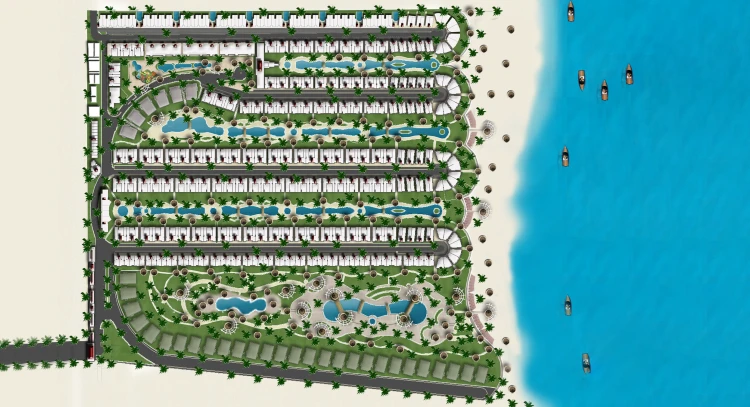 تصميم قرية موج لاسيرينا الساحل الشمالي Mawj Lasirena North Coast