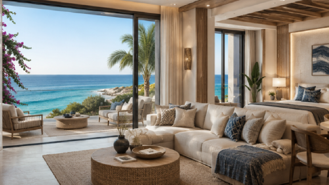 مساحة وحدات فندق انديجو ماونتن فيو رأس الحكمة Hotel Indigo Mountain View Ras El Hekma