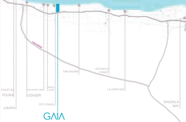 موقع قرية جايا كابانا الساحل الشمالي Gaia Cabana North Coast