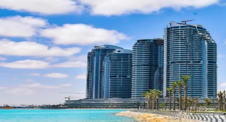 مساحة وحدات بيتش فرونت تاورز العلمين الجديدة Beach Front Towers New Alamein