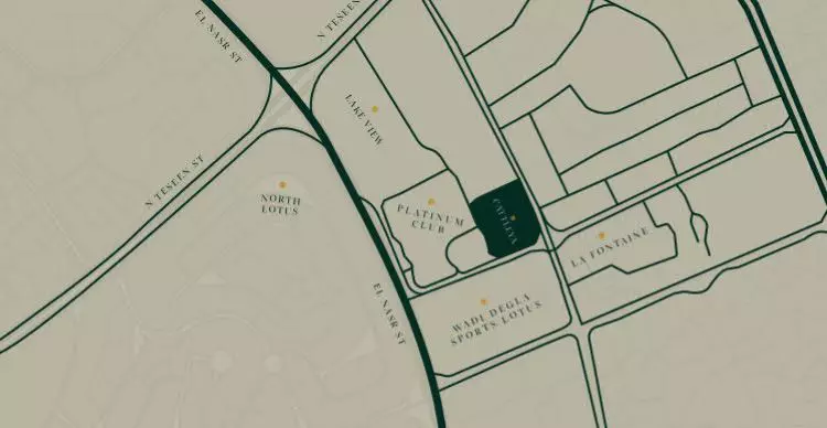 موقع كمبوند كتاليا التجمع الخامس Compound Cattleya New Cairo