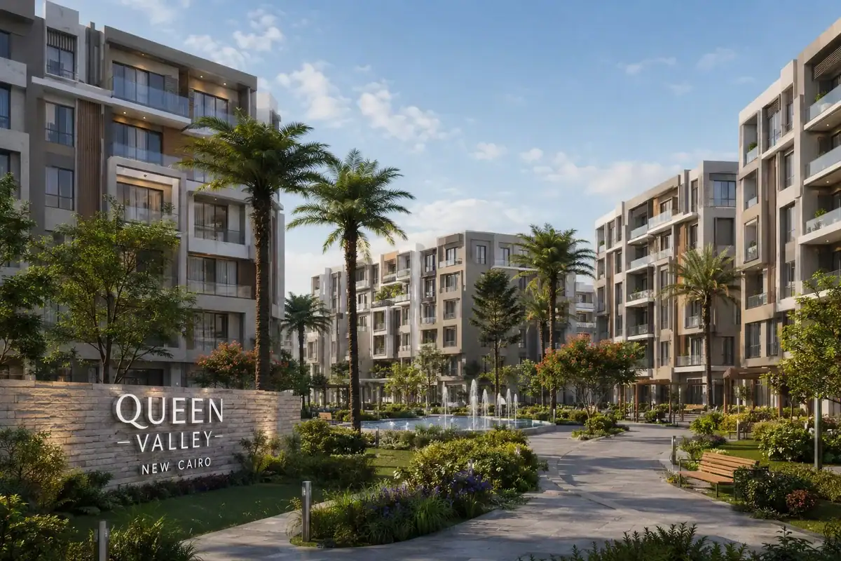 كمبوند كوين فالي التجمع الخامس Queen Valley New Cairo