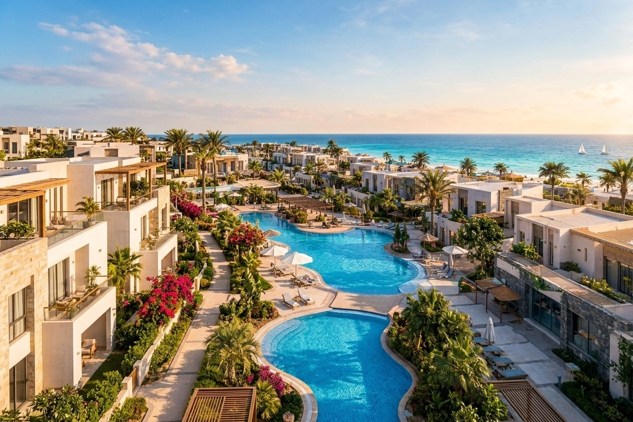 قرية فور مدينة مصر الساحل الشمالي Four Madinet Masr North Coast
