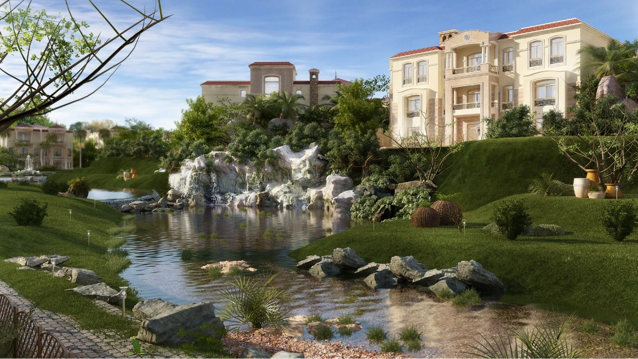 كمبوند فاونتن بارك التجمع الخامس Fountain Park New Cairo