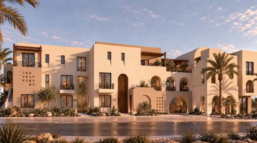 مساحة وحدات قرية ناجان الجونة البحر الأحمر Najan El Gouna Red Sea