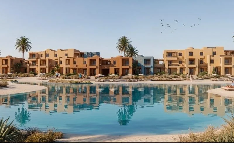 مساحة وحدات قرية نوبا الجونة الساحل الشمالي Noba El Gouna North Coast