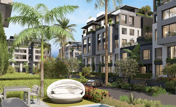 كمبوند تريو جاردنز التجمع الخامس Compound Trio Gardens New Cairo