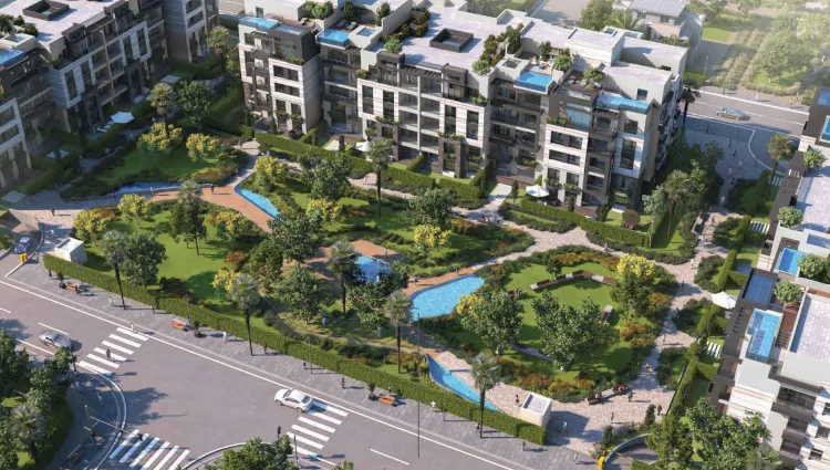 كمبوند تريو جاردنز التجمع الخامس Compound Trio Gardens New Cairo