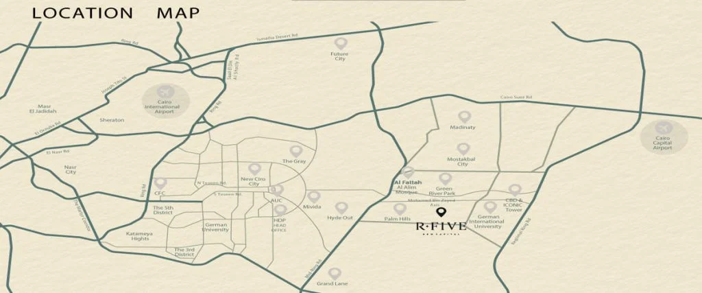 كمبوند ار فايف العاصمة الإدارية R-FIVE New Capital